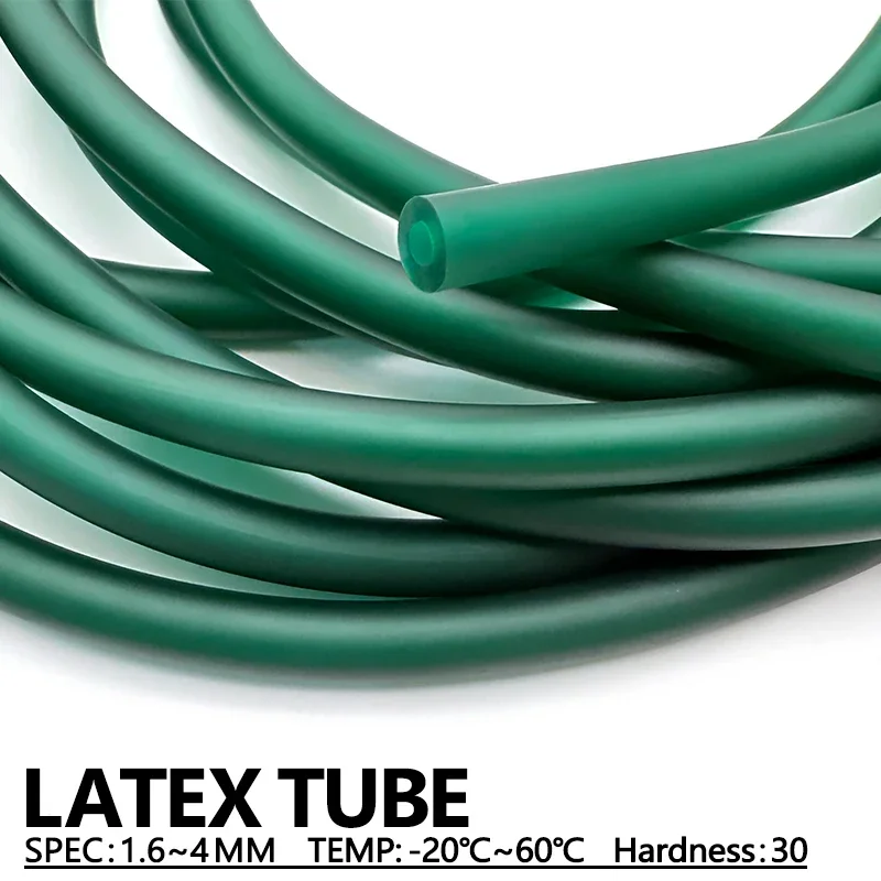 Donkergroene natuurlijke latex - Speargun Rubber Band recensie en prijs